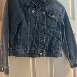 Jean jacket kids size (10-12)