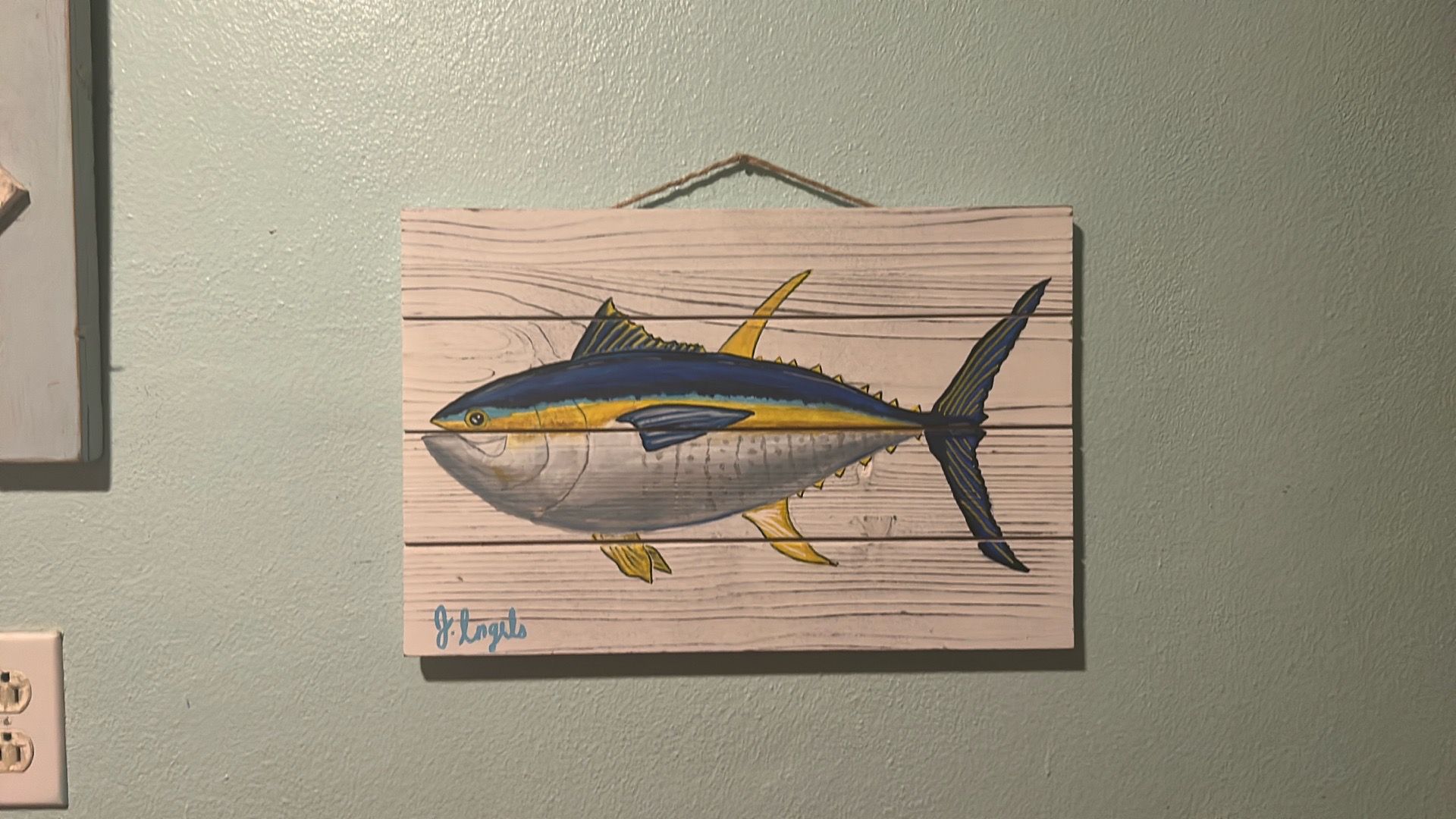 Hand painted Tuna