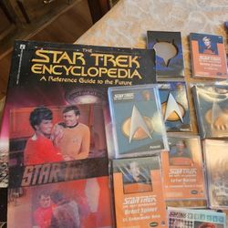Star Trek Book, Cds, Book/encyclopedia, Trading Cards