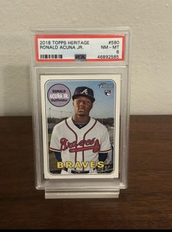 2018 Topps Heritage High Number - Ronald Acuña Jr. #580 (RC)