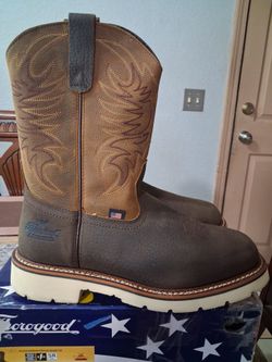 THOROGOOD WORK BOOTS SIZE 10 D MEN'S