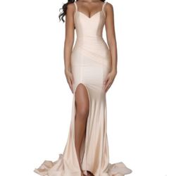 CHAMPAGNE-PORTIA & SCARLETT Dress Size 6