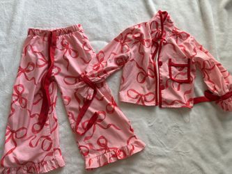 Toddler Girl 5t And Mom Pajama Set M