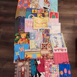 Gift Bags, Various 30 bags, Large, Medium, Small, Wine Bags etc