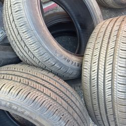 Tires Set Of 4     205/55/16.    90-95 Life Tread. No Crackers Or Patch 280$$ Cash 