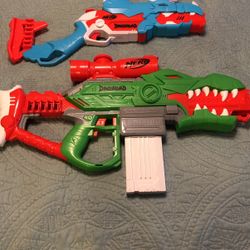 Dino squad Nerf Guns
