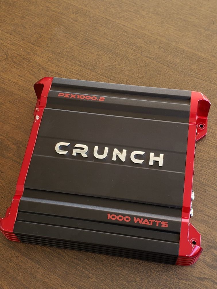 Crunch 2 channel 1000w car amplifier