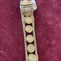 14KT Coin Bracelet 