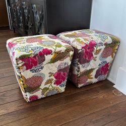 Floral Ottoman