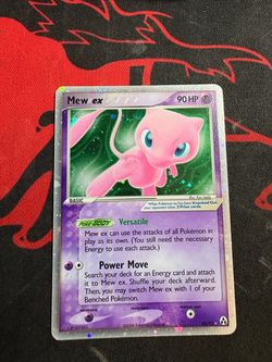 Mew ex Pokémon Card 88/92 Holo