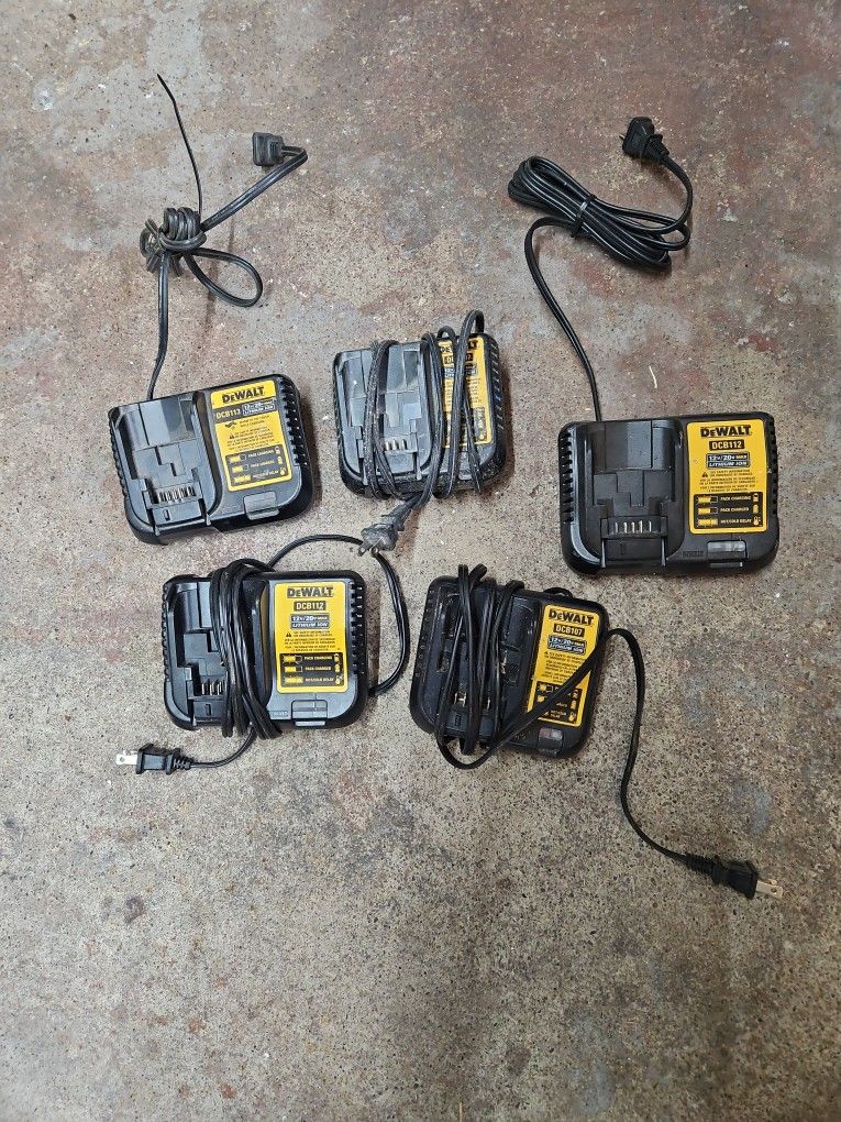 DeWalt Chargers $10 A Piece