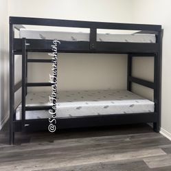 Twin Bunk Bed And Mattress 