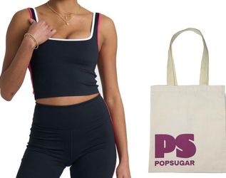 New POPSUGAR PS Workout Tank Top for Women with Built in Bra, Racerback Sports Athletic Shirt Camisole Yoga Top with Shelf Bra
Size Medium
Top & Small