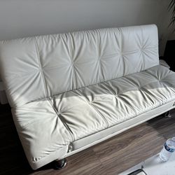 Leather Sofa Bed / Couch 