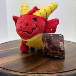 DnD Red Dragon Gamer Pouch W/dice