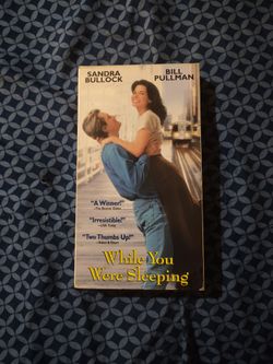 While you Were Sleeping.   VHS 📼