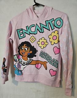 Disney Girls Encanto Hoodie - Mirabel, Isabela and Luisa - Sizes 10-12
