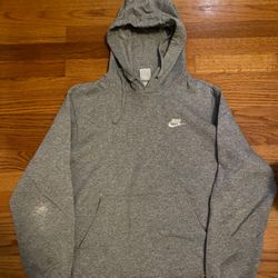 Grey Cropped Nike Hoodie (text me for deals)