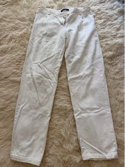 Brandy Melville white linen pants