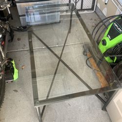 Glass Coffee And End Table