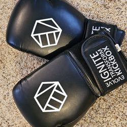 Boxing Gloves With Wraps