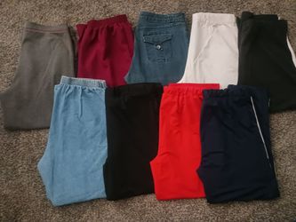Mixed Lot of 9 Women's Pants Size XL