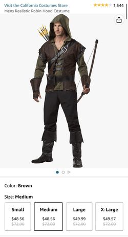 Robin Hood - Adult Costume - Medium size
