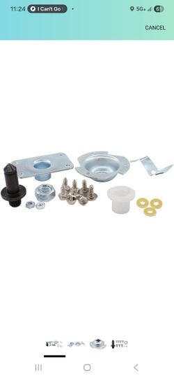 ApplianPar WE25X205 Dryer Rear Drum Shaft Bearing Kit Replacement For General Electric Moffat WE25M40 AP2619300, PS267529,AP2619102 PS267583
