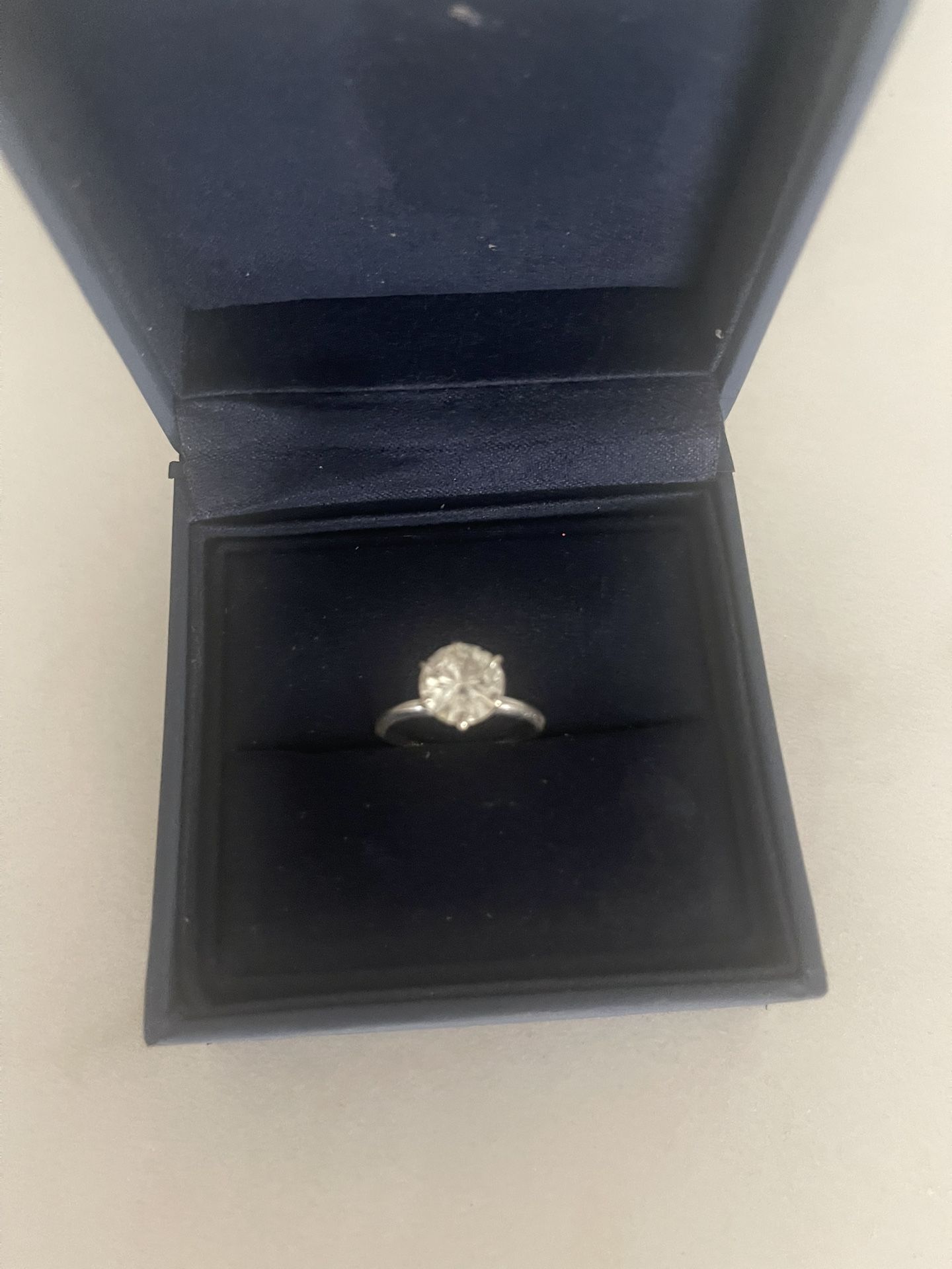 Moissanite 2 Carat 14kt Gold Ring
