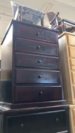 5D Chest Pine Black