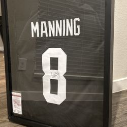 Manning Signed Jersey 