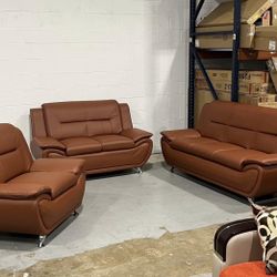 Best Deal In Town! 🛋️ SOFA • LOVESEAT • CHAIR – COMPLETE 3-PIECE SET 🛋️ 