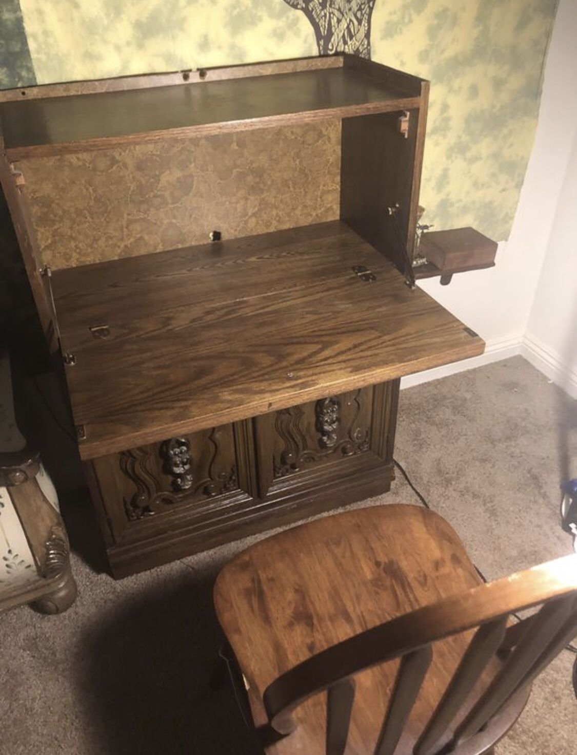 Antique mini writers desk
