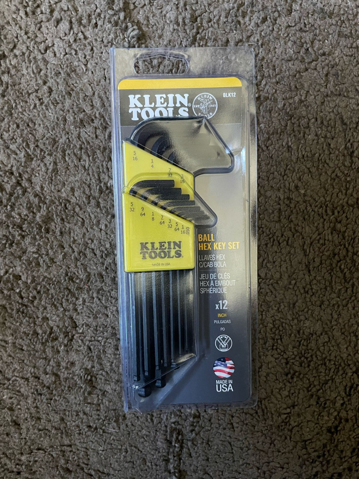 Klein Tools ball hex key set