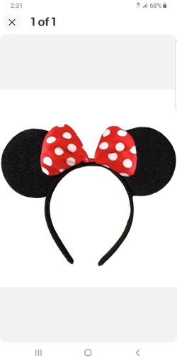 Red Minnie Ears 