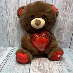 Goffa Animated Musical Brown Bear 12" Plush Heart - Plays Wild https://offerup.com/redirect/?o=VGhpbmcuV29ya3M= Great