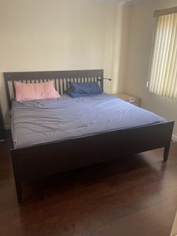 King Size Bed + Mattress 