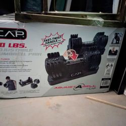 Adjustable Dumbbells (2x 25lb Pair) [5-25lb range]