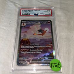 PSA 10 Charizard Ex SIR Special Illustration Rare Pokemon 151 