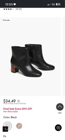 Black Dream Cloud Dressy Ankle Boots