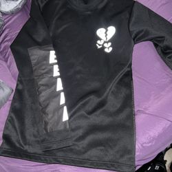 Hearts Reflective Track Sweater