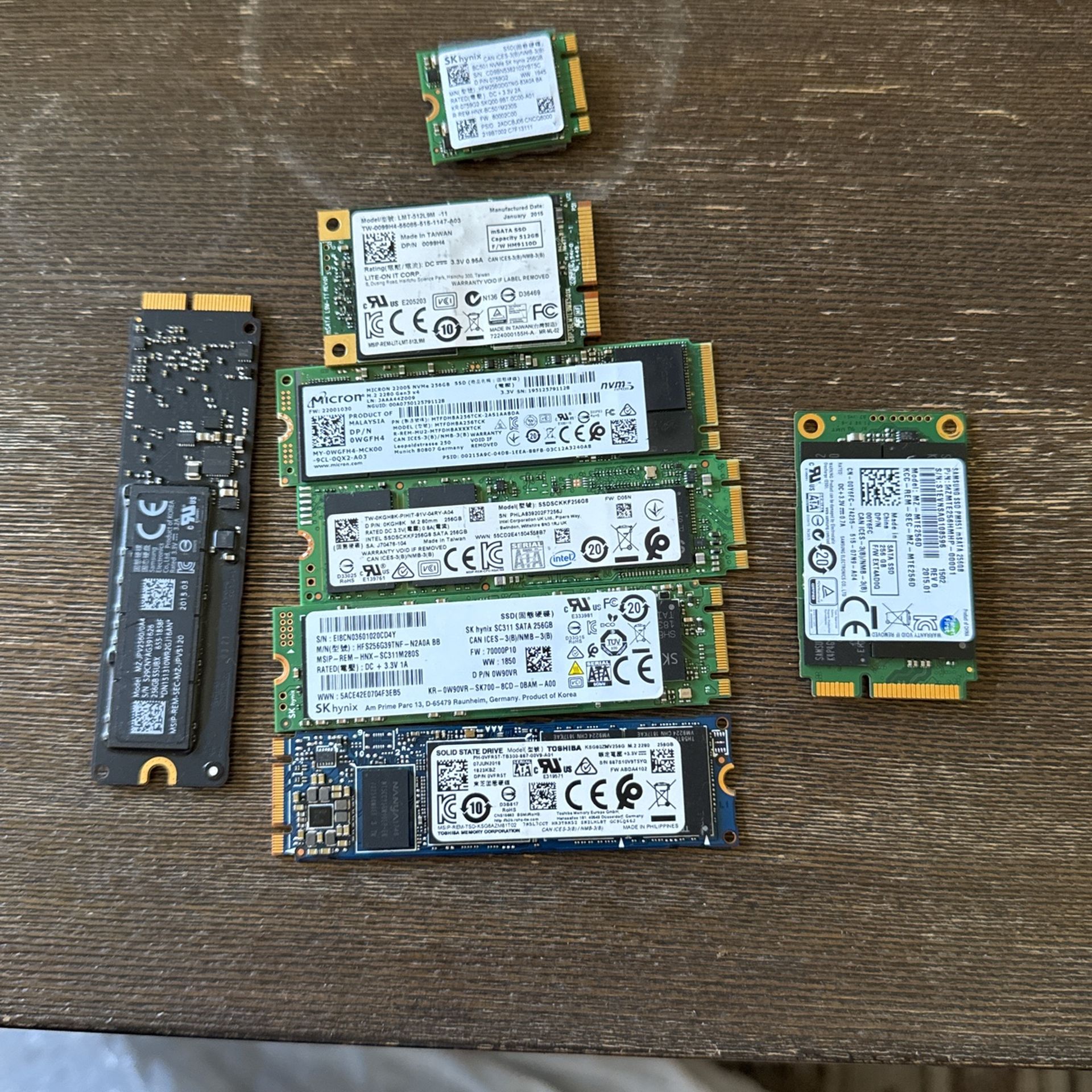 M2 Drives (256gb)