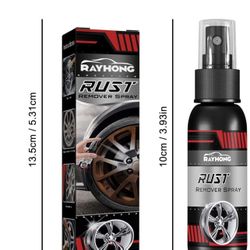 ihreesy 30ml Car Tire Rim Cleaner,Wheel Rim Cleaner Rust Quick Cleaning Spray Multifunctional Rust Stain Remover Agent Spray Car Maintenance