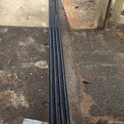 New 3/4" Black Pipes 10'