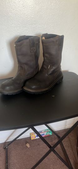 Wolverine Men's Floorhand 9.5”Waterproof Steel-Toe Wellington Work Boots.