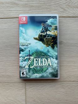 Zelda: Tears of the Kingdom, Nintendo Switch game with case