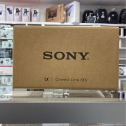 Sony FX3 Cinema Camera