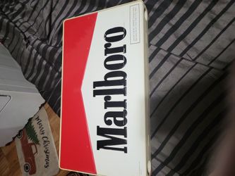 Double sided marbro sign