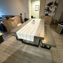 Dining Table 72 Inch + Benches