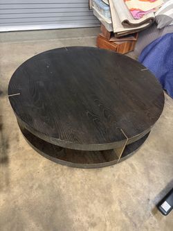 Restoration Hardware Verrazano Round Coffee Table